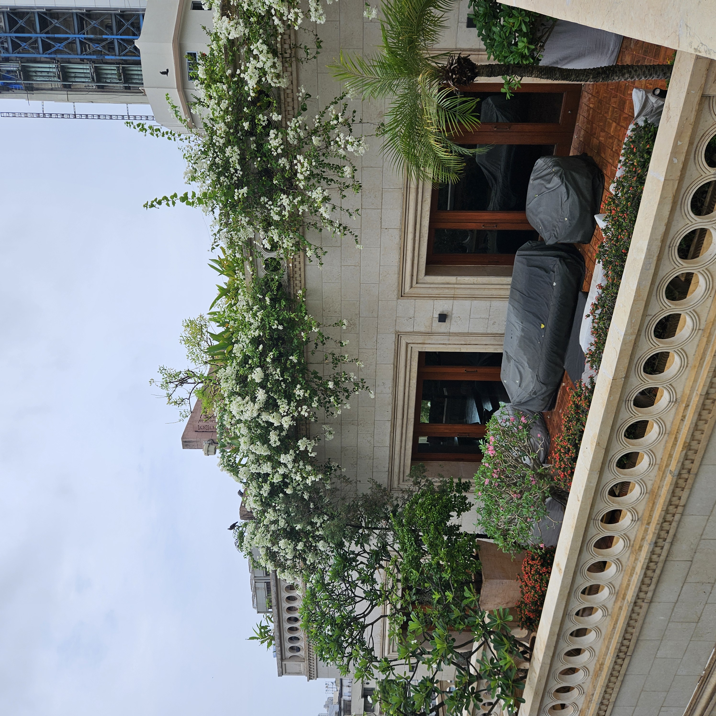 Elegant residential garden design at Mangal Aaditayan with landscape plantation features